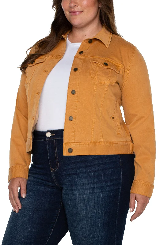 Liverpool Classic Jean Jacket (Monterey Sand and Amber Dawn)