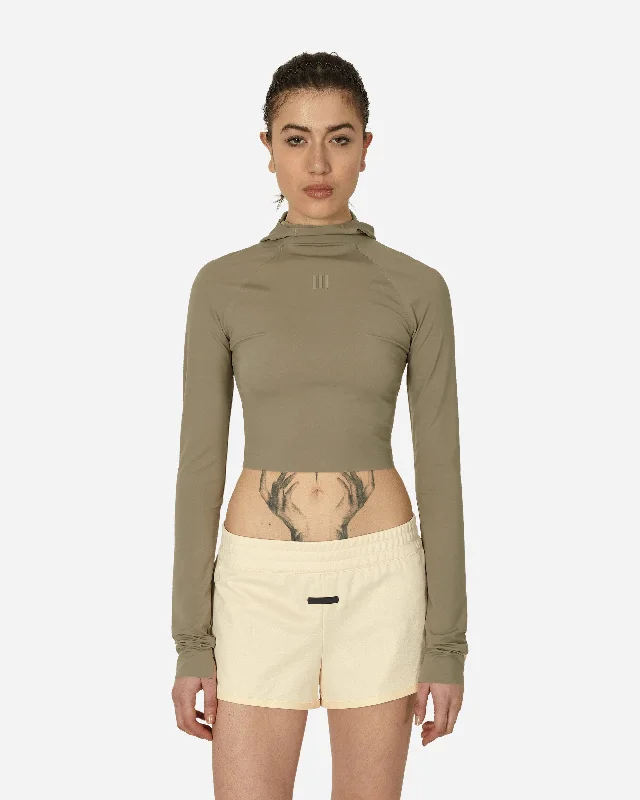 Fear of God Athletics Crop Hoodie Clay